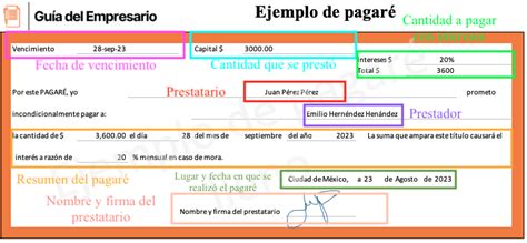 Pagaré Formato Plantillas Excel Word Pdf【 2023