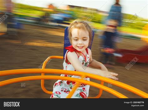 Little Girl Spinning Image And Photo Free Trial Bigstock