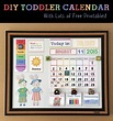 Free Printable Preschool Calendars - Ted Luton's Printable Activities ...