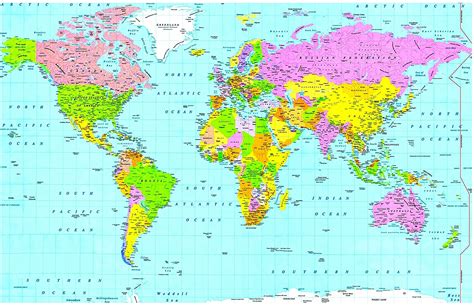 Always Prefer Atlas World Map To Discover More About Any Place