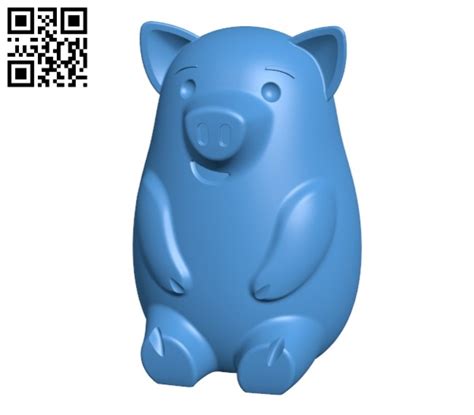 Piggy Bank B004694 File Stl Free Download 3d Model For Cnc And 3d