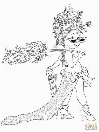 Fancy Nancy Coloring Pages Umbrella Colouring Printable
