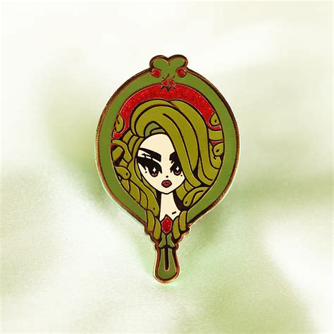 medusa enamel pin mamobot