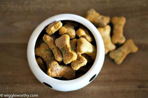 In a medium bowl, whisk together the flour and oats. Low Calorie Pumpkin Spinach Dog Treats | Recipe | Dog ...