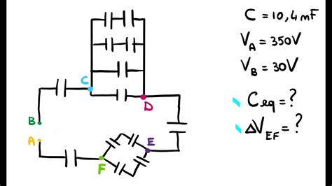 Capacità Equivalente Di Due Condensatori In Serie - Circuito di Condensatori: Trova la Capacità equivalente - YouTube