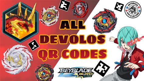 All Devolos Qr Codes Beyblade Burst App Youtube