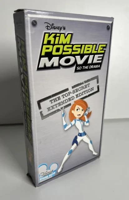 DISNEY S KIM POSSIBLE Movie So The Drama VHS Top Secret Extended Edition Channel PicClick