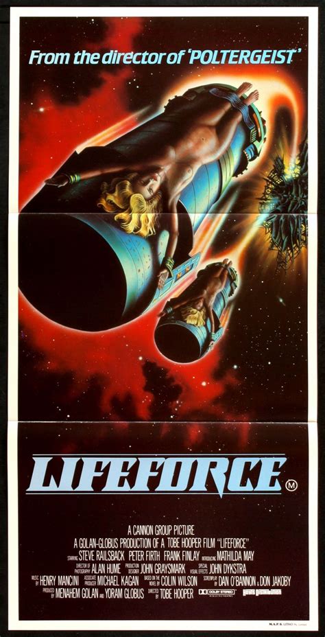 Lifeforce 1985 Movie Posters Vintage Lifeforce 1985 Dan O Bannon