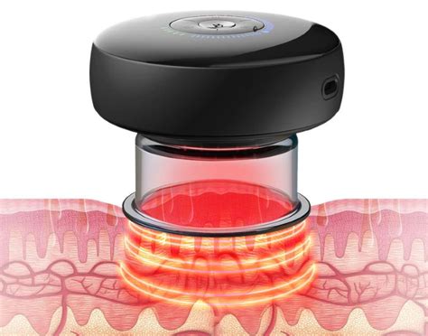 Achedaway Cupper Smart Cupping Massager W Red Light Therapy