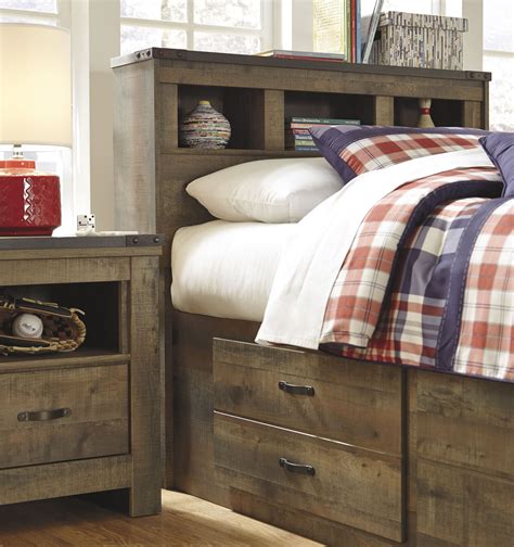 Trinell Brown Full Bookcase Storage Bed From Ashley Coleman Furniture