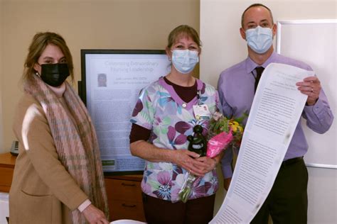 Milestone Omc Nurse Larson Honored With Daisy Award Sequim Gazette