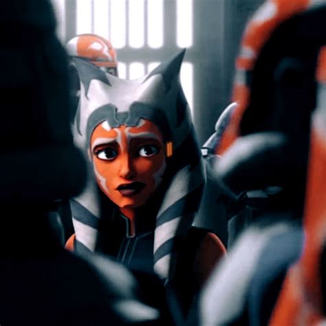 An Animated Star Wars Scene With The Clone Commander And His Companion Ananna From Disneys