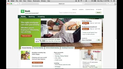 Online & mobile banking get 24/7 access to all your td accounts, plus bill pay , send money with zelle ® , 9 mobile deposit 4 and online statements. Td Bank Online Banking Secure Youtube Login - 10Login.net