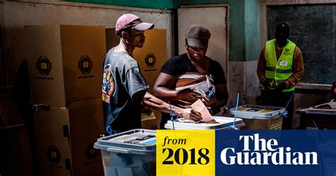 Zimbabwe Votes In First Post Mugabe Election In Pictures World News The Guardian