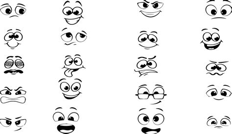 Facial Expressions Cutout Free Vector Graphic On Pixabay