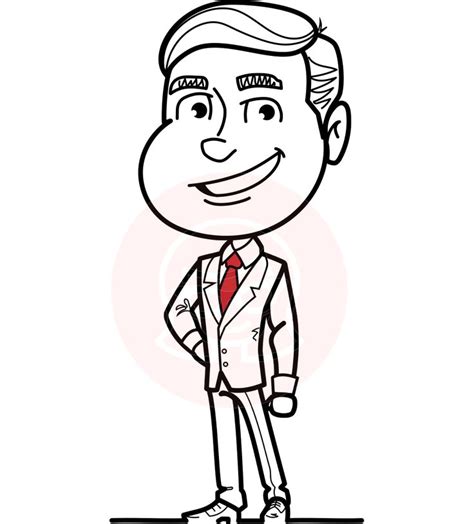 Black And White Businessman Cartoon Vector Character Graphicmama