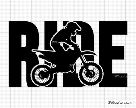 Ride Motocross Svg Motorcycle Svg Dirt Bike Svg Racing Svg Etsy