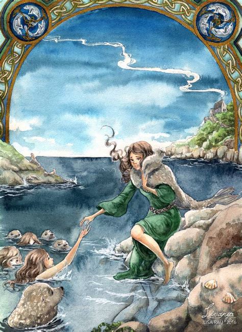 Returning To The Sea By Livanya In 2021 Aesthetic Art Selkie