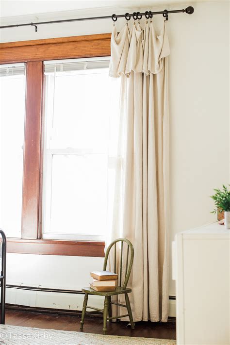 Diy Canvas Drop Cloth Curtains — Kindred Homestead