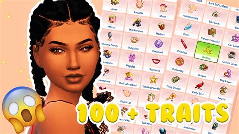 100 Custom Content Traits Sims 4
