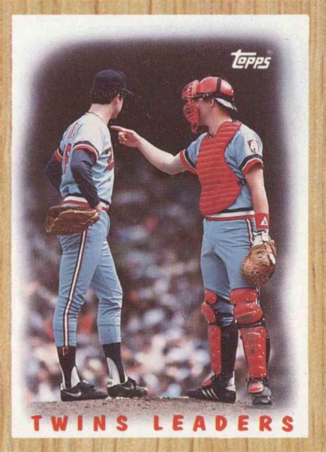 1987 Topps 206 Twins Leaders Trading Card Database