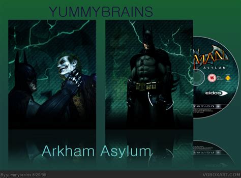 Batman Arkham Asylum Playstation 3 Box Art Cover By Yummybrains