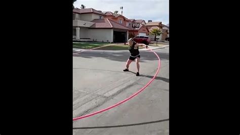 Woman Spins Largest Hula Hoop Creates World Record Watch Impressive