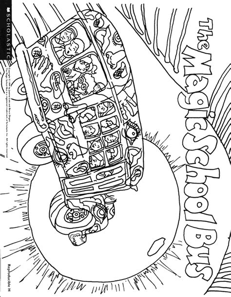 Magic School Bus Coloring Pages