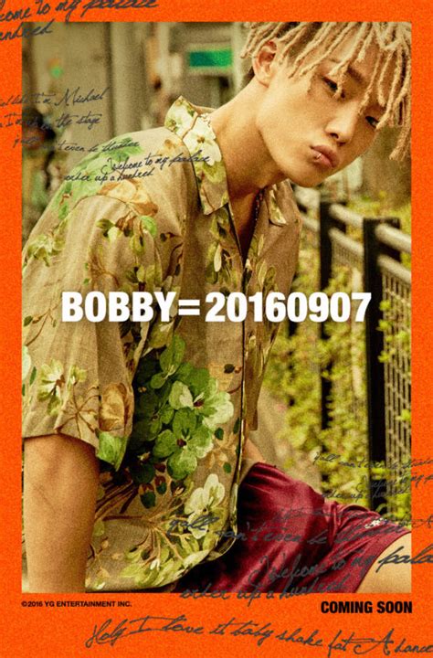 Update Ikons Bobby Reveals More Solo Debut Details Soompi