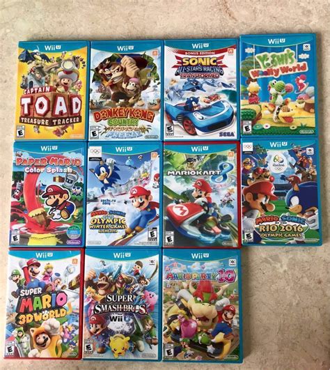 Wii U Games Video Gaming Video Games Nintendo On Carousell