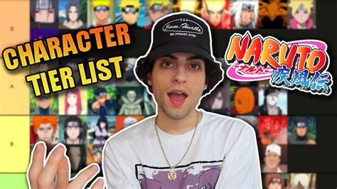 Ranking Every Naruto Character Naruto Tier List Youtube