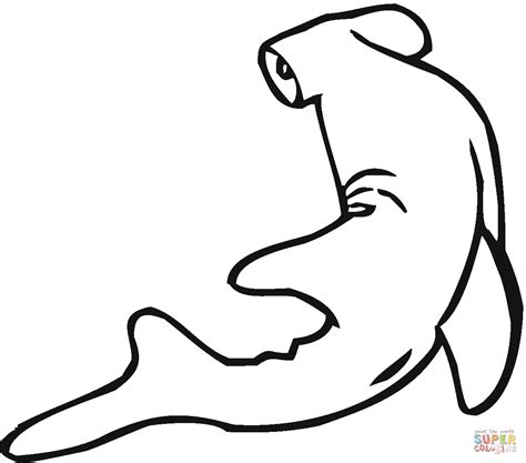 Cut out the shape and use it for coloring, crafts, stencils, and more. Hammerhead Shark 11 coloring page | Free Printable ...