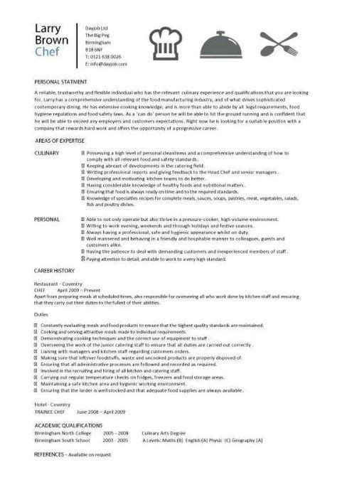 Chef Resume Sample Examples Sous Chef Jobs Free Template Chefs