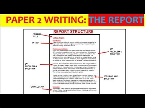 Begin with a striking opening sentence which addresses the readers and gets them interested in the. REPORTS - Paper 2 writing exam (EDUQAS GCSE English ...
