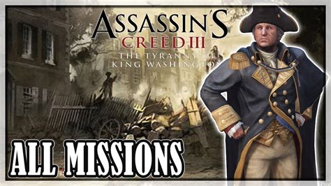 AC 3 Remastered Tyranny Of King Washington All Missions Full Game