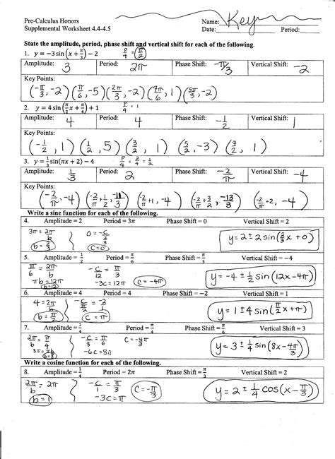Unit 1 radian and degree measurement. 16 Best Images of Pre Calculus Worksheets PDF - 7th Grade ...