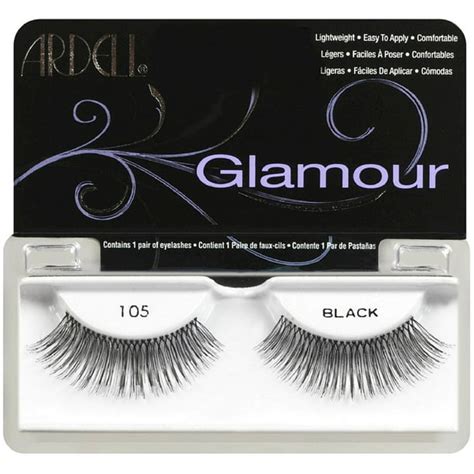 Ardell Glamour Fashion Lashes Black 105 1 Ea Pack Of 3 Walmart