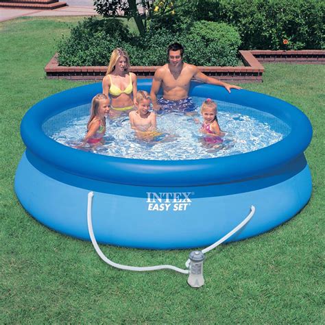 Ft Round In Deep Easy Set Swimming Pool With Gph Filter