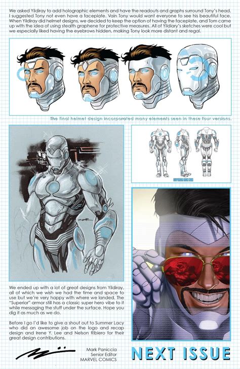 Superior Iron Man 2 Suit Design Marvel Comic Universe Marvel Comics