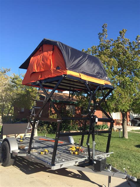 Custom Insane Trailer With Tepui Tent Project 2015 Camping Gear Trailer