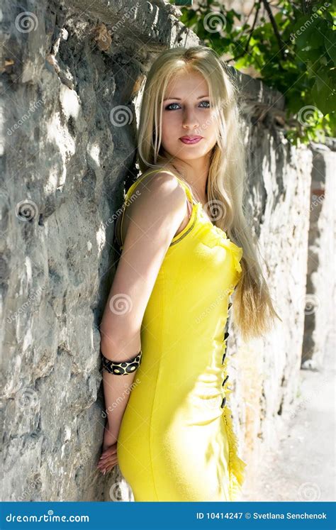 Beautiful Blonde Stock Image Image Of Alluring Attractive 10414247