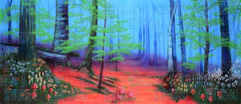 Enchanted Forest Projected Backdrops Grosh Digital