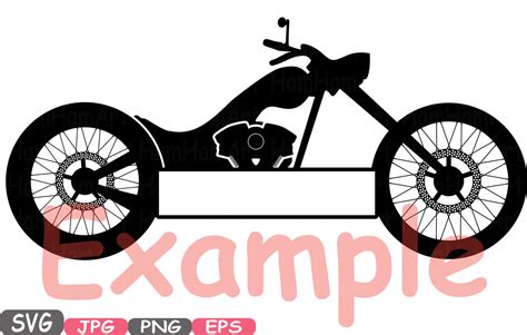 Silhouette Motorcycle Svg
