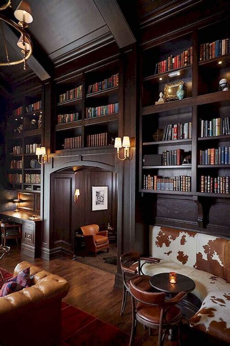 40 Stunning Home Libraries With Rustic Design Page 40 Of 43 Afshin