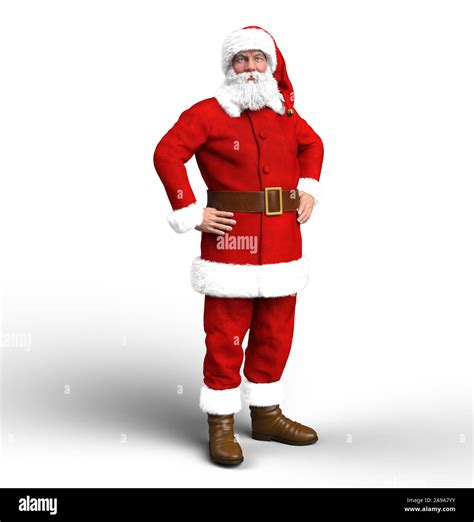 Santa Claus Standing With Red Boots Hi Res Stock Photography And Images