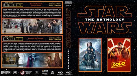 Star Wars The Anthology R1 Custom Blu Ray Cover Dvdcovercom