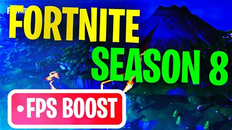How To Fix Lag And Boost Fps In Fortnite Season 8 Improve Performance