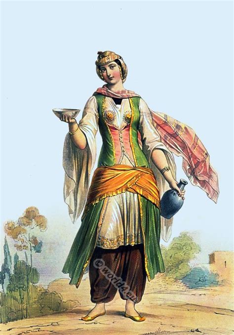 Woman Of The Islamic Faith Of The Druze Arabian Nights Costume
