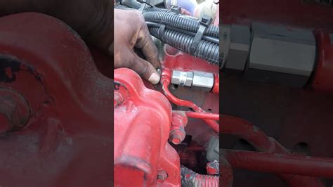 Part Of Cummins Isx Fuel Pressure Release Valve Replacement Youtube