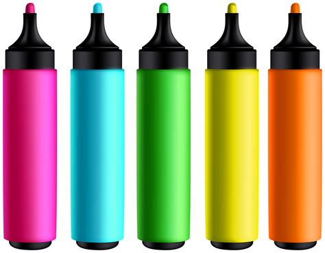 Clipart Markers Transparent Background